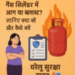 🔥गैस सिलेंडर फटने या आग लगने पर क्या करें? – घरेलू सुरक्षा के ज़रूरी उपाय गैस सिलेंडर ब्लास्ट