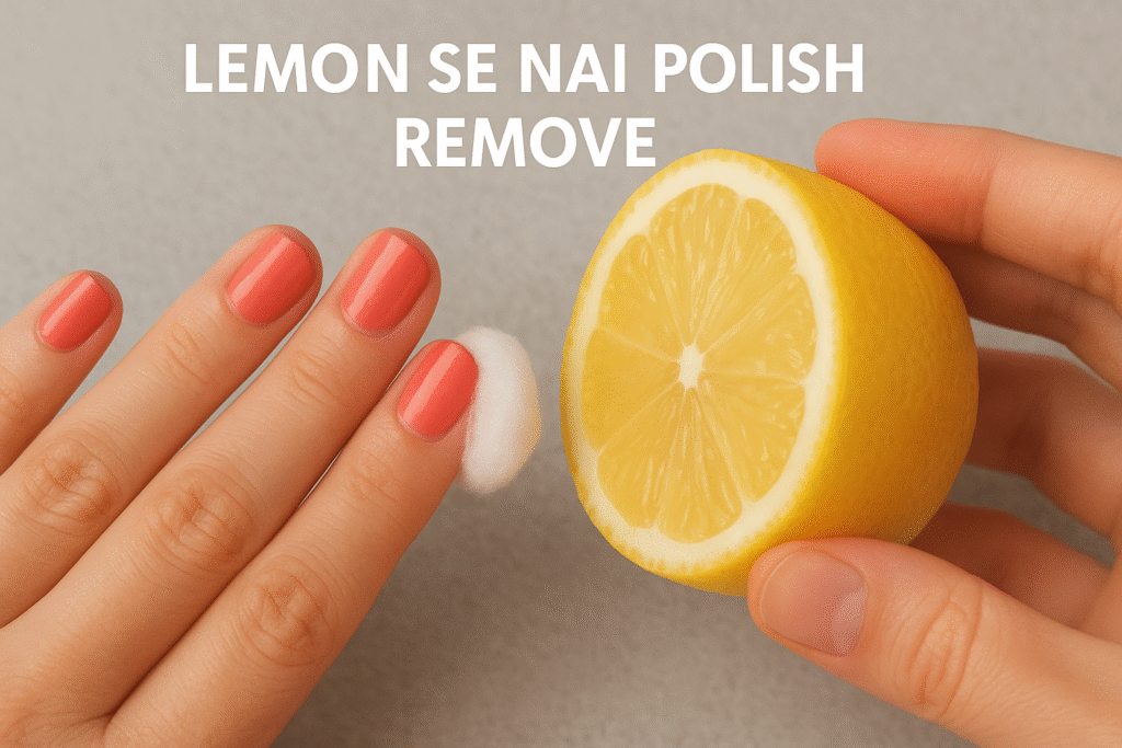 नेल पॉलिश हटाने के आसान घरेलू उपाय – बिना रिमूवर के (How to Remove Nail Polish Without Remover in Hindi)