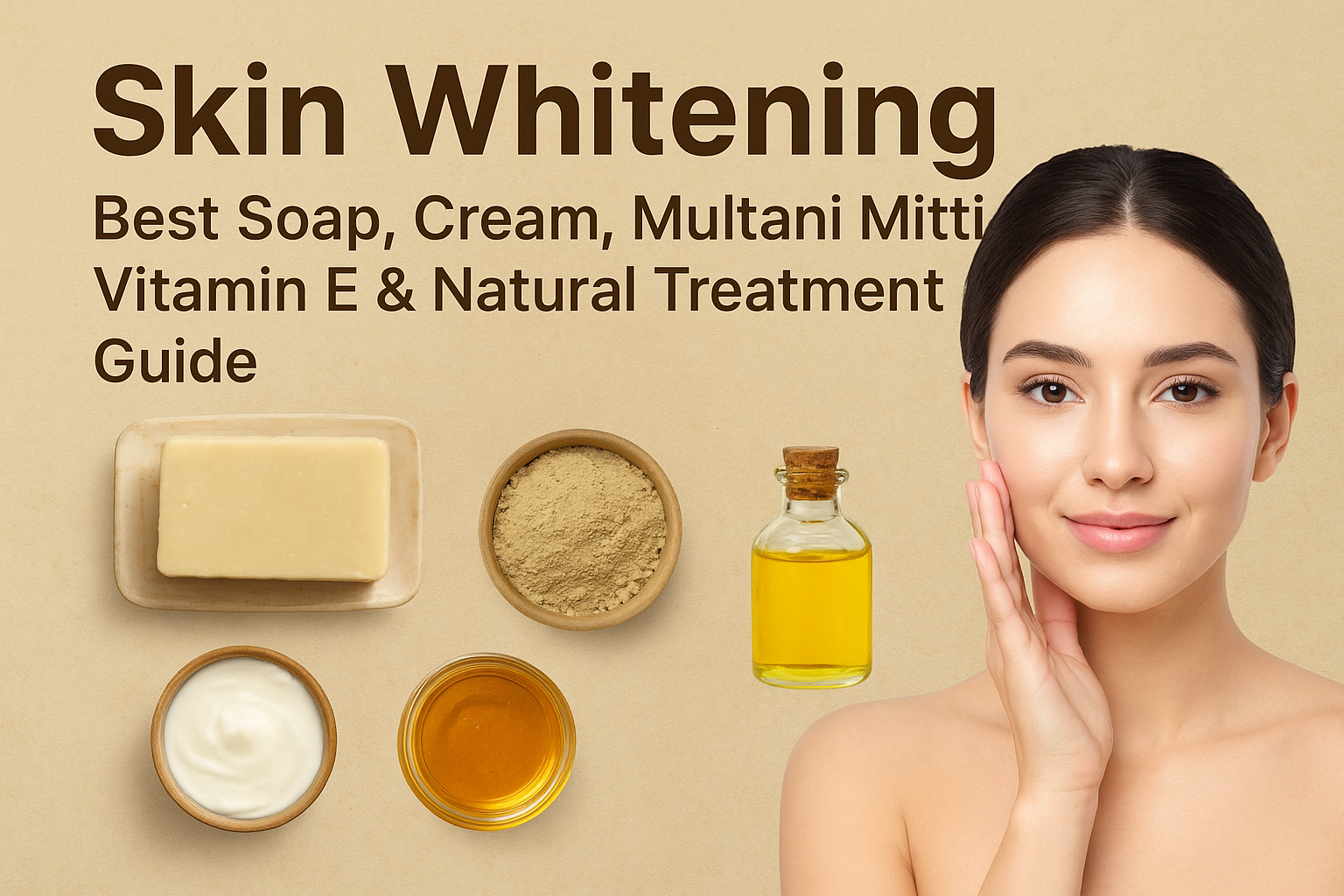 Skin Whitening: Best Soap, Cream, Multani Mitti, Vitamin E & 9Natural Treatment Guide